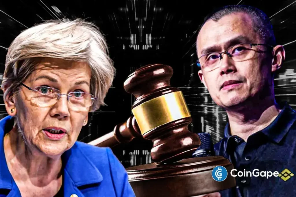 Binance founder Changpeng 'CZ' Zhao confirms reports of defamation lawsuit plans against anti-crypto Senator Elizabeth Warren