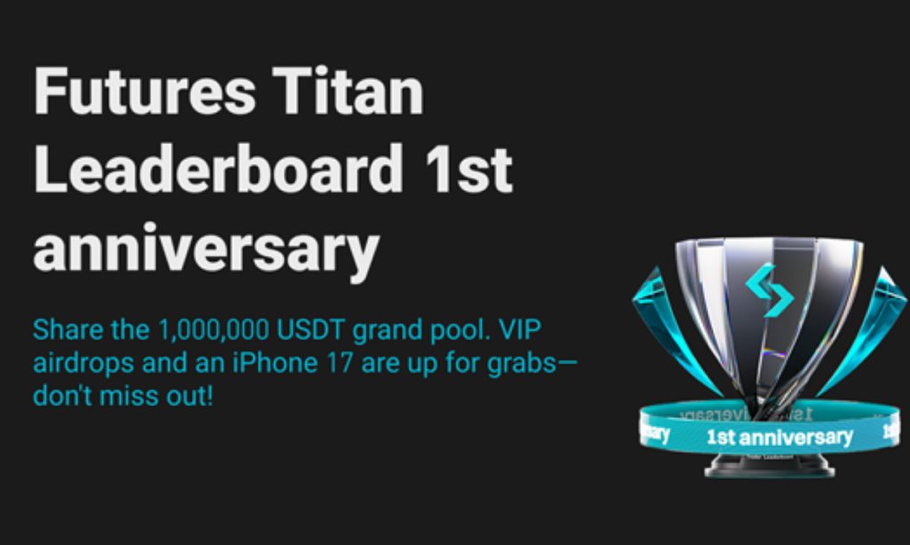 Bitget Celebrates Futures Titan Leaderboard 1st Anniversary with 1,000,000 USDT Prize Pool and Exclusive Rewards