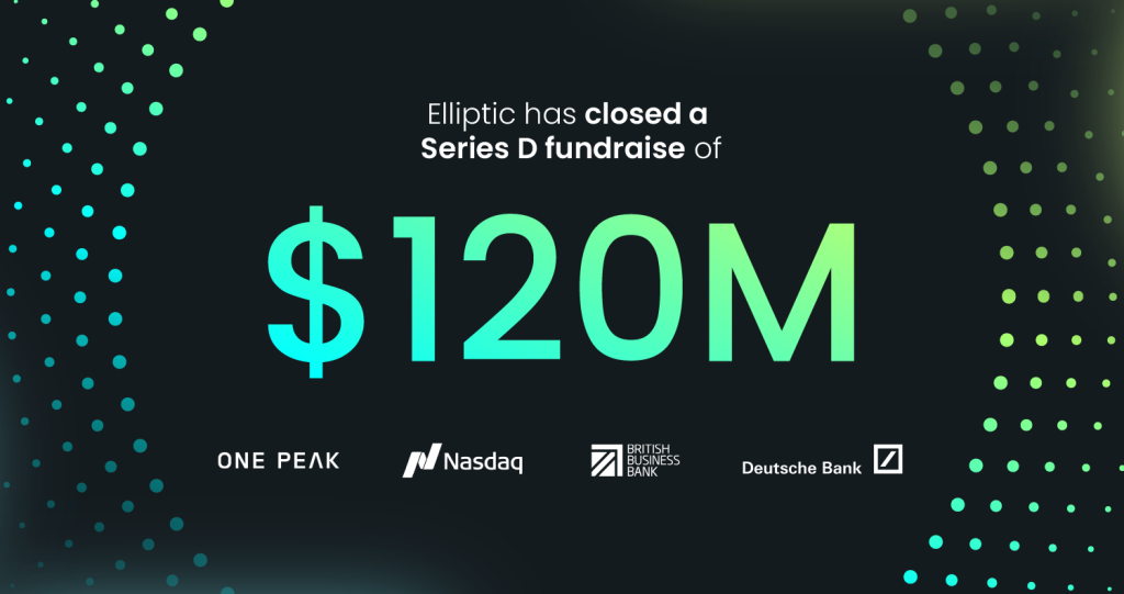 Elliptic secures $120 million investment from Nasdaq Ventures, Deutsche Bank, One Peak and the British Business Bank