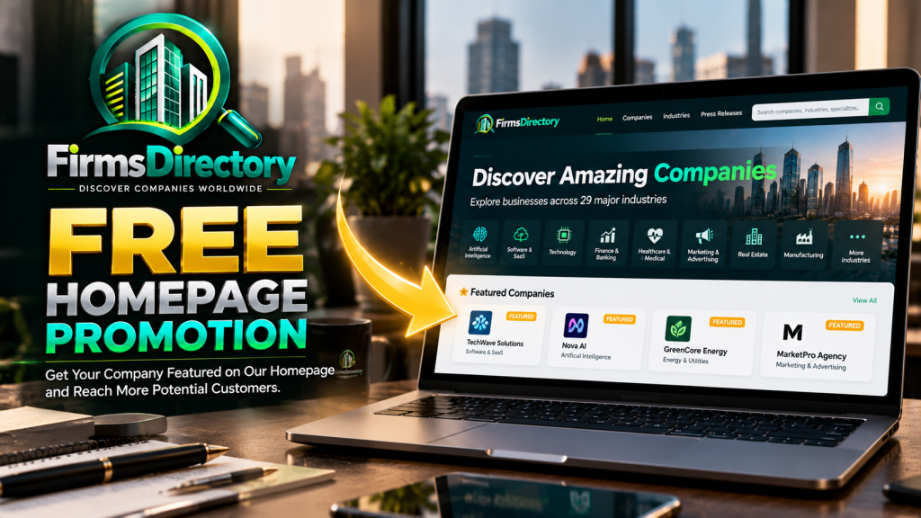 Firms Directory Expands Business Discovery Platform With Free Homepage Promotion